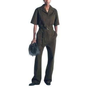 COS Dark Brown Jumpsuit
